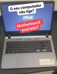 Reparação de motherboard avariada